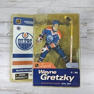 2004 McFarlane Toys NHL Legends Edmonton Oilers Wayne Gretzky Action Figure READ